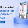 Crystal Pro CP10K prefilled pod kit compared against other 10,000-puff devices