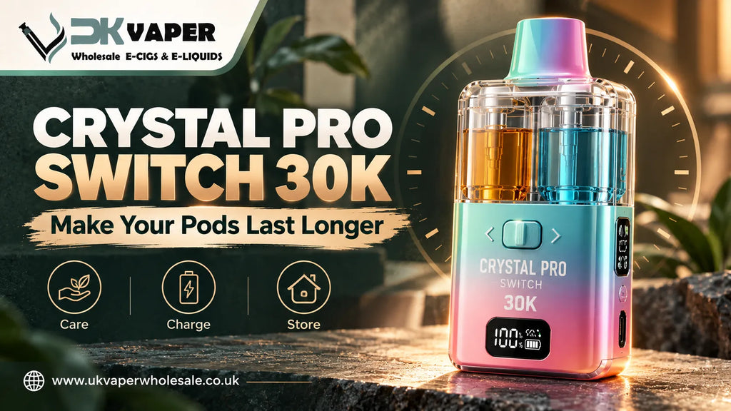 Crystal Pro Switch 30K for Long-Lasting Vape Customers