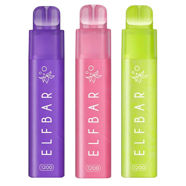 2 in 1 Elfbar 1200 Puffs Prefilled Pod Kit - Box of 5 available at UK Vaper Wholesale