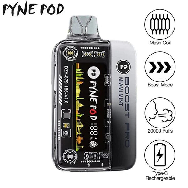 Pyne Pod Boost Pro 20000 Puffs Disposable Vape - Flavour