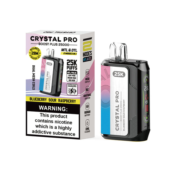 Crystal Pro Boost Plus 25000 Puffs