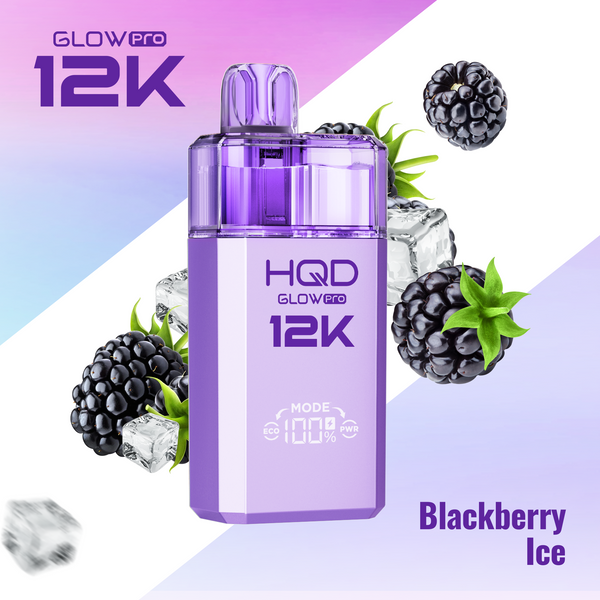 HQD Glow Pro 12k Prefilled Pod Vape Kit - Box of 5