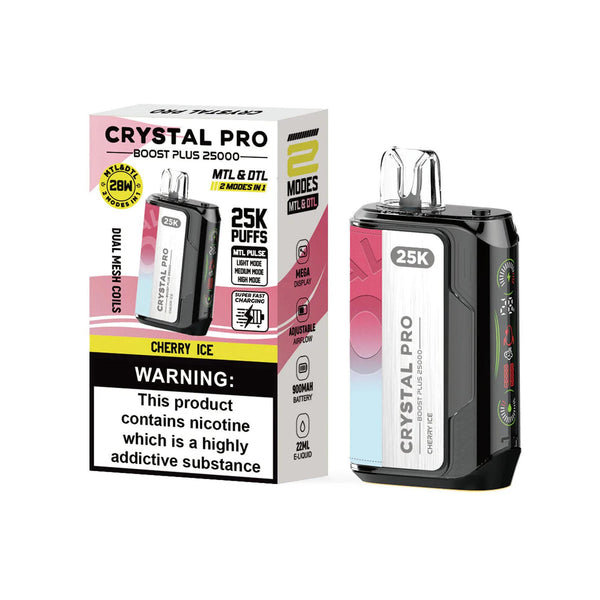 Crystal Pro Boost Plus 25000 Puffs