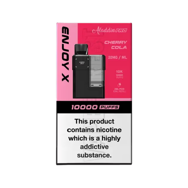 Aladdin Pro Enjoy X 10000 Prefilled Replacement Pods - Box of 5