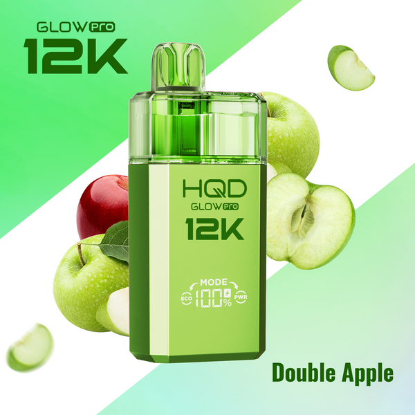 HQD Glow Pro 12k Prefilled Pod Vape Kit - Box of 5