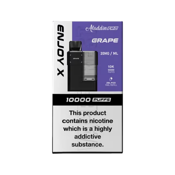 Aladdin Pro Enjoy X 10000 Prefilled Replacement Pods - Box of 5