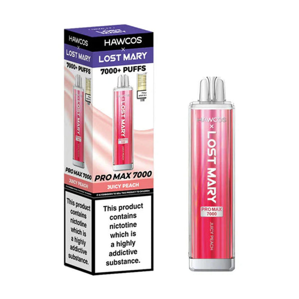 Hawcos x Lost Mary Pro Max 7000 Puffs Vape - Box of 10 - Flavour
