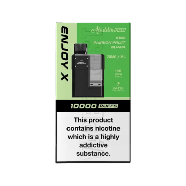 Aladdin Pro Enjoy X 10000 Prefilled Replacement Pods - Box of 5