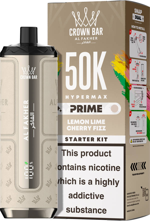 Al Fakher Hypermax Prime 50K Prefilled Pod Kit - Pack of 5