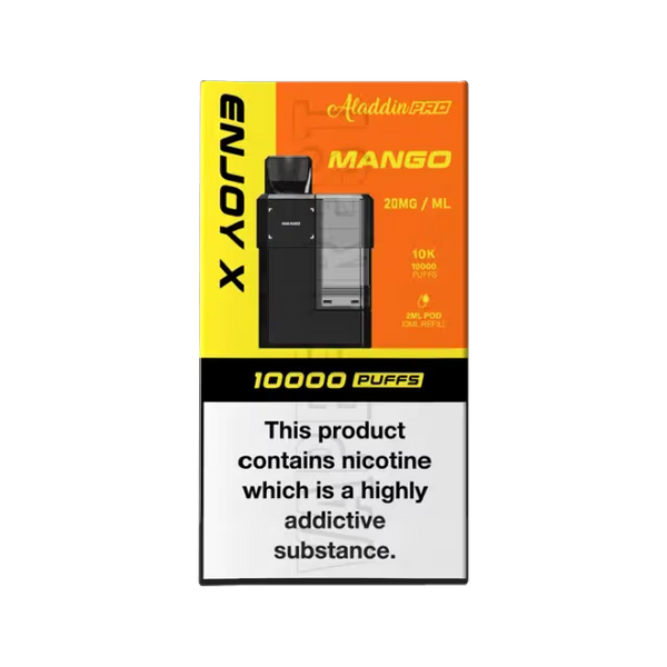 Aladdin Pro Enjoy X 10000 Prefilled Replacement Pods - Box of 5
