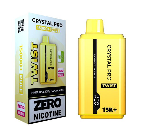 Dual Flavours - Crystal Pro Twist 15000 Puffs - Zero Nicotine - Box of 5