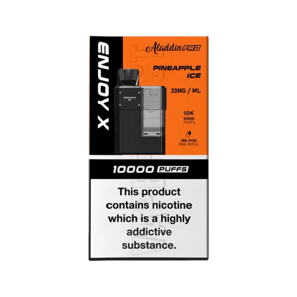 Aladdin Pro Enjoy X 10000 Prefilled Replacement Pods - Box of 5