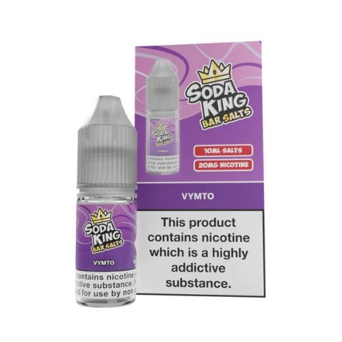 Soda King Bar Nic Salt 10ml - Pack of 10 Available In vymto Flavour