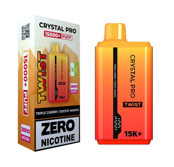 Dual Flavours - Crystal Pro Twist 15000 Puffs - Zero Nicotine - Box of 5