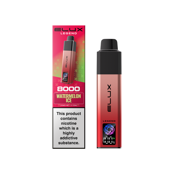 Buy Elux Legend 8000 Pod Vape Kit Box of 5 Watermelon Ice
