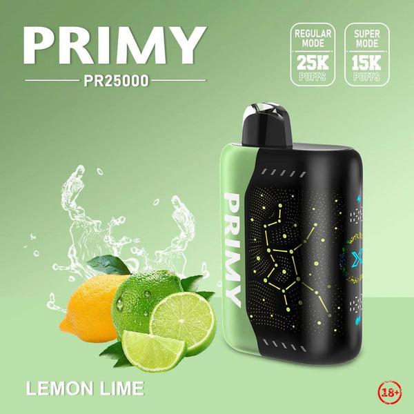 Primy PR25000 Puffs Prefilled Vape Pod Kit - Box of 5