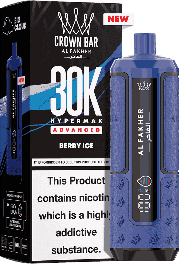 Al Fakhar prefilled pod kit pack of 5 displaying product details & flavour berry ice