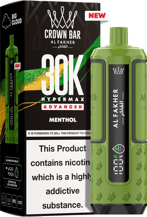 Al Fakhar prefilled pod kit pack of 5 displaying product details & flavour menthol
