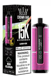 Al Fakher Crown Bar 15k Hypermax Vape Box of 10 with Lucid Dream flavour
