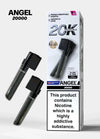 Angel 20000 Puffs Prefilled Pods Box of 5 Available In Dual Flavour