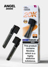 Angel 20000 Puffs Prefilled Pods Box of 5, Fizzy Cherry, Blue Razz Lemonade Flavour