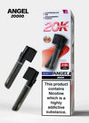 Angel 20000 Puffs Prefilled Pods Box of 5, Watermelon Ice, Strawberry Mojito Flavour