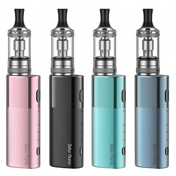 Aspire Zelos Nano Vape Kit, Rose Gold, Black, Aqua Blue, Blue Color