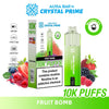 Crystal Prime Aura Bar 10000 Box of 5 - Prefilled Pod Kit - Flavour Fruit Bomb available at UK Vaper Wholesale