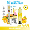 Crystal Prime Aura Bar 10000 Box of 5 - Prefilled Pod Kit - Flavour Prime Special available at UK Vaper Wholesale