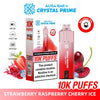 Crystal Prime Aura Bar 10000 Box of 5 - Prefilled Pod Kit - Flavour Strawerry Raspberry Cherry Ice available at UK Vaper Wholesale