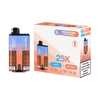 Aura Bar Twist 25000 Puffs by Crystal Prime - Box of 5 with Ice Pop and Juicy Peach flavour