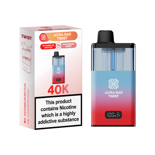 Aura Bar Twist 40k Replacement Pods - Pack of 5 Available In Dual Flavour