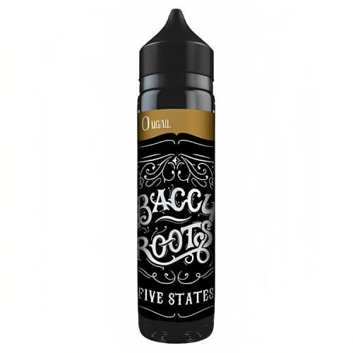 Baccy Roots 50ML Shortfill E Liquid, Five States Flavour