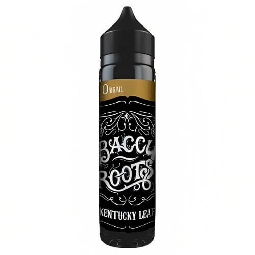 Baccy Roots 50ml Shortfill E Liquid, Kentucky Leaf Flavour