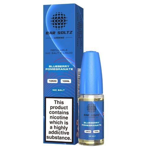 Bar Soltz Nic Salt 10ml Pack of 10 Available In Blueberry Pomegranate Flavour