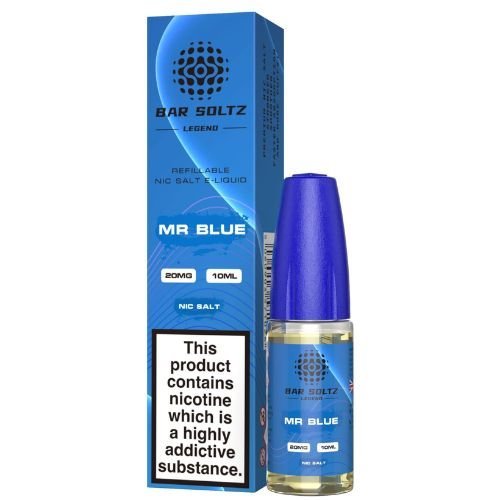 Bar Soltz Nic Salt 10ml Pack of 10 Available In Mr Blue Flavour