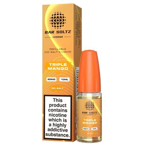 Bar Soltz Nic Salt 10ml Pack of 10 Available In Triple Mango Flavour