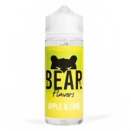 Bear Flavors Shortfill 100ml E Liquid, Apple Lime Flavour