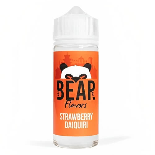 Bear Flavors Shortfill 100ml E Liquid, Strawberry Daiquiri Flavour