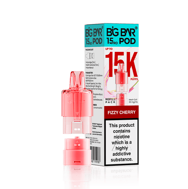 Big Bar 15000 Pro Prefilled Refill Pods Pack of 5 - Wholesale Price !