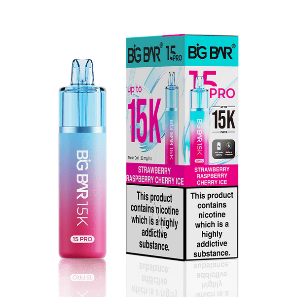Big Bar 15000 Pro Vape Kit Box of 5 - Wholesale Price !