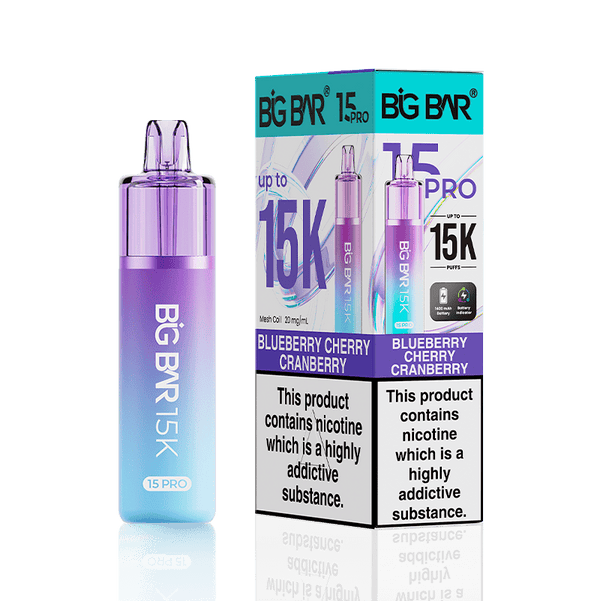 Big Bar 15000 Pro Vape Kit Box of 5 - Wholesale Price !