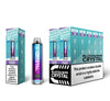 Bloody Crystal 10K Prefilled Pod kit featuring Box of 10 of flavour Blue Razz