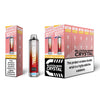 Bloody Crystal 10K Prefilled Pod kit featuring Box of 10 of flavour Peach Mango