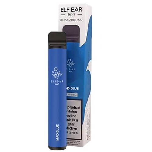 Elf Bar 600 Puff Prefilled Vape Pod Kit -Box of 10