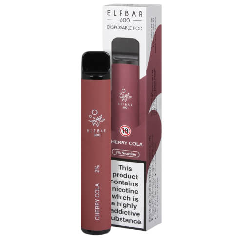 Elf Bar 600 Puff Prefilled Vape Pod Kit -Box of 10