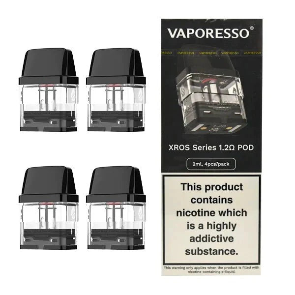 Box of 10 VAPORESSO XROS Replacement Pods l (40Pcs)