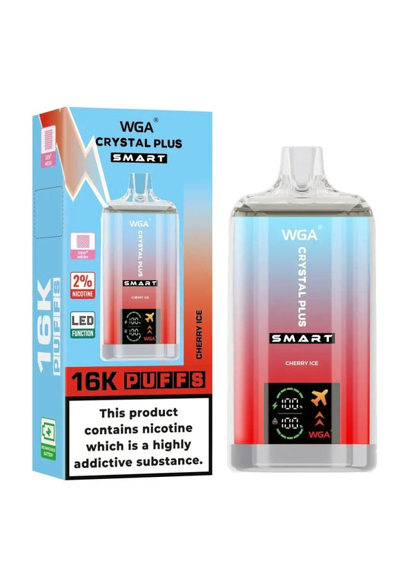 WGA Crystal Plus Smart 16K Prefilled Vape Kit - Box of 10