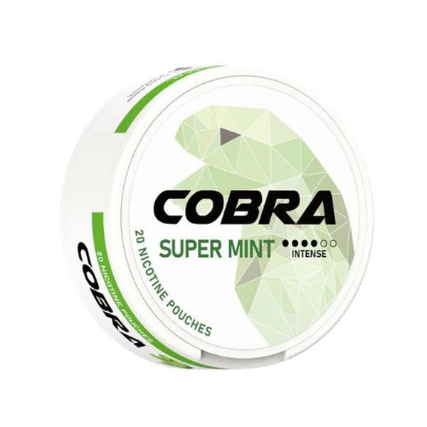 Cobra Nicotine Pouches Pack Of 10, Super Mint Flavour