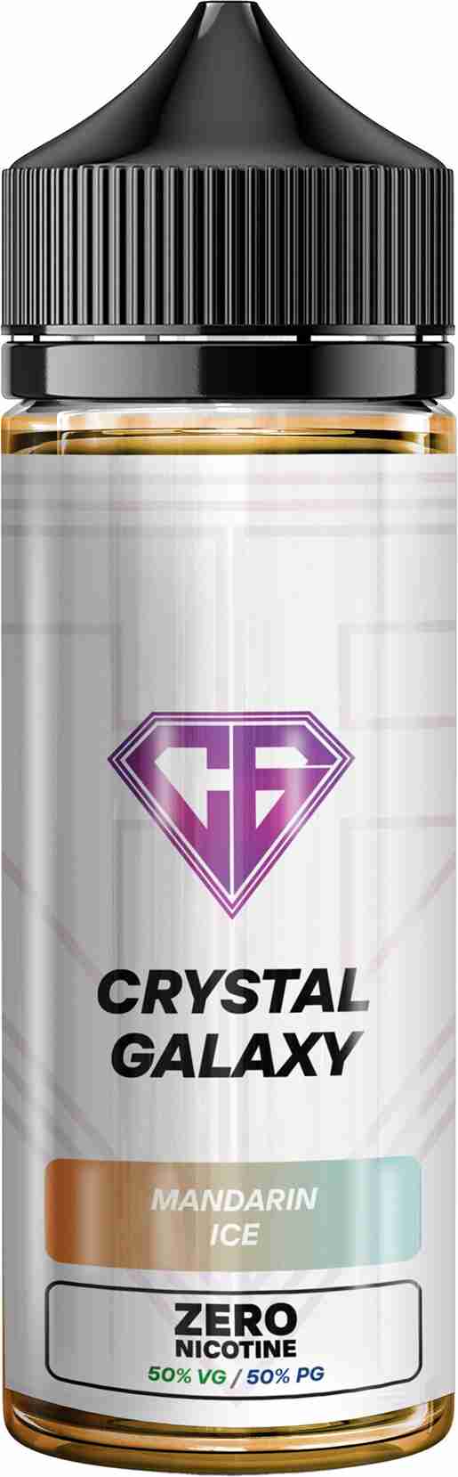 Crystal Galaxy Shortfill 100ml E - Liquid - Zero Nicotine with Mandarin Ice flavour